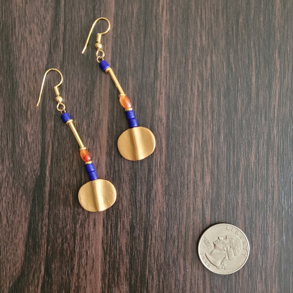 Boutique beaded dangle earrings